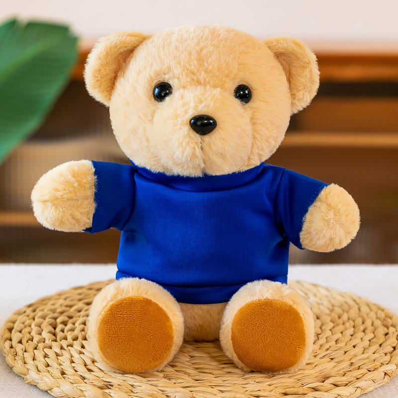 Picture of Wholesale Teddy Bear Dressing Bear Doll Stuffed Toy 4S Store Gift Printed Logo Doll Activities for Children