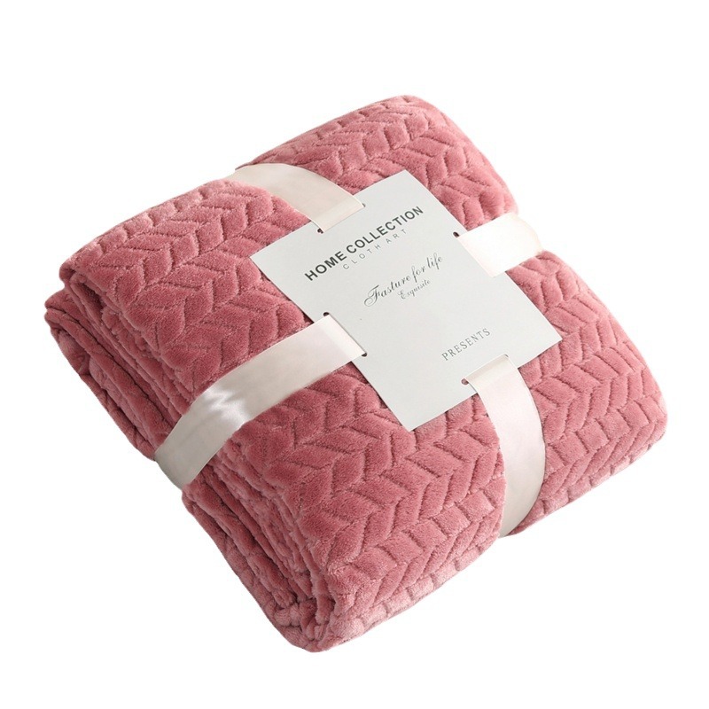 Picture of Coral fleece blanket flannel blanket air conditioning blanket thickened nap blanket gift blanket summer air conditioning blanket wholesale