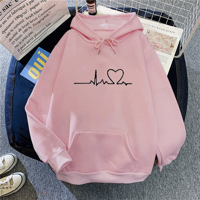 Picture of Cross-border Spring Casual Sweater Coat Women's Spring and Autumn Women's Clothing Early Spring fleece-lined Hooded Cardigan Spring New Women's Clothing