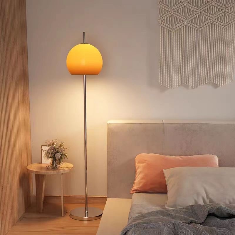 Picture of Glass Bauhaus Antique Floor Lamp Living Room Sofa Side Decorative Lamp Advanced Sense Retro Bedroom Vertical Lamp