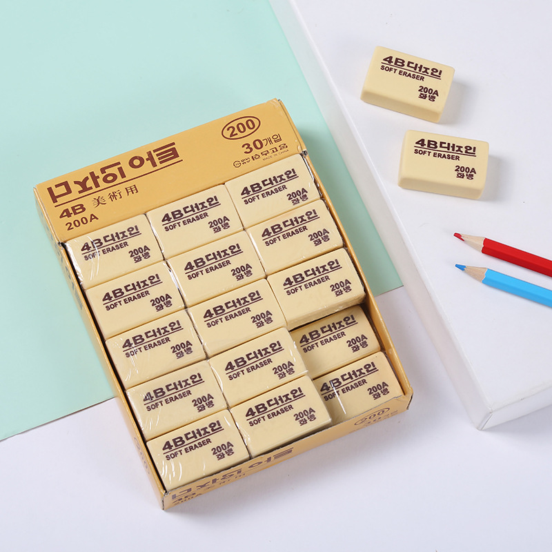 Picture of Eraser suit wholesale Korean style 4b eraser primary school student special eraser children eraser clean without leaving marks