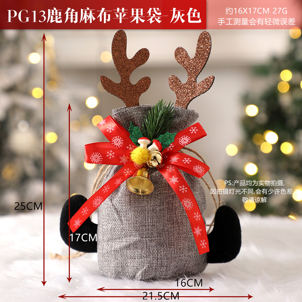 Picture of Christmas Gift Apple Bag Handbag Adult Children Children Christmas Gift Decoration High-end Gift Bag