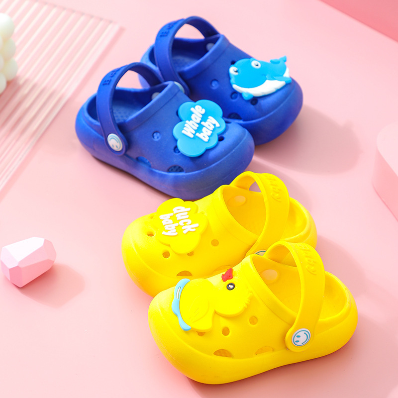 Picture of Children's Slippers Summer Boys' Indoor Non-Slip Household Cartoon Baby Girl Soft Bottom Toddler Sandals