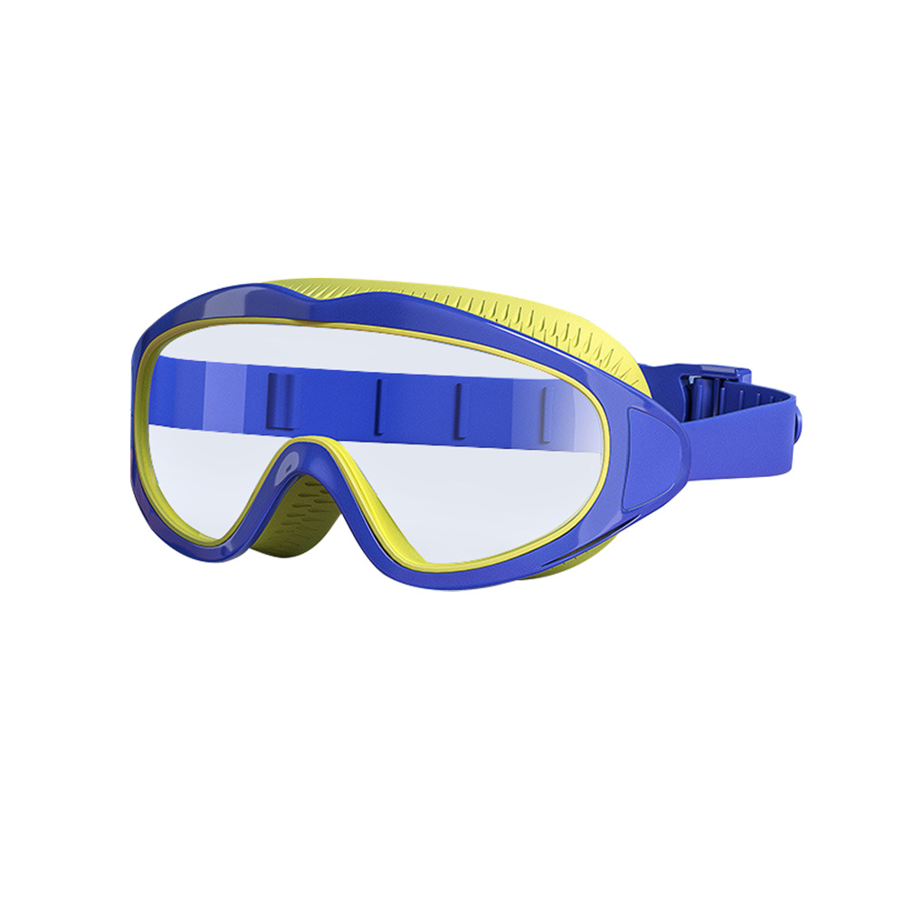 Picture of Children's goggles new boys and girls swimming glasses waterproof anti-fog fashion comfortable large frame diving goggles swimming equipment