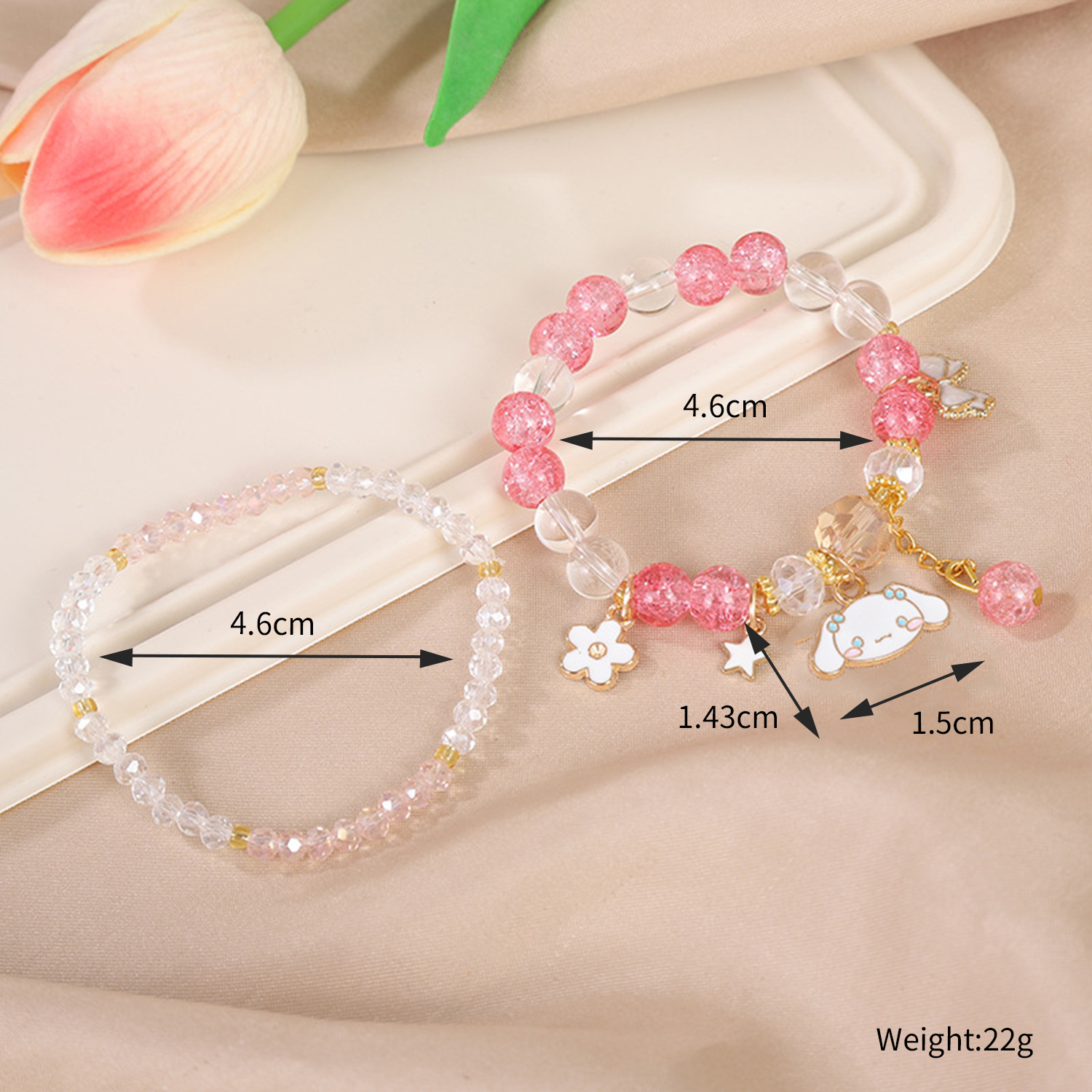 Picture of Children's Bracelet Bracelet Bracelet Beaded Crystal Women's Cute Students Girls' Bracelet Children's Gift