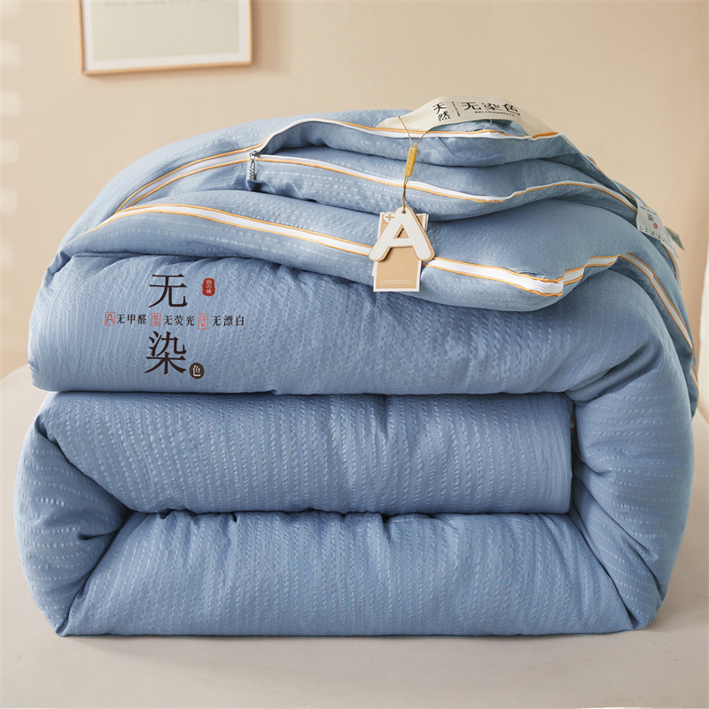 Picture of Maternal and infant grade class a soybean fiber mat winter mat spring and autumn mat zipper two-in-one child mat student dormitory air conditioning mat