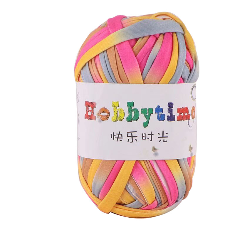 Picture of Happy Time High Elasticity Cloth Line 100g Color Material Bag Home Carpet Floor Mat Hook Shoe Hand-Knitted Thread