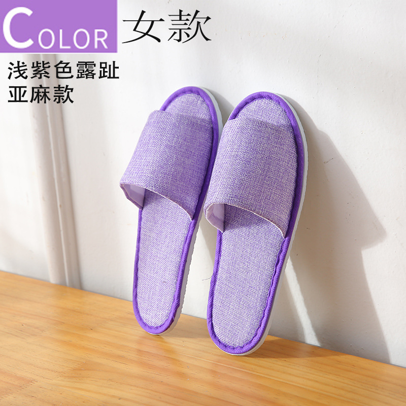 Picture of Hotel Guest House Supplies Disposable Slippers Home Aviation Coral Spot slipper Travel Beauty Salon