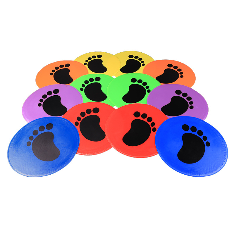 Picture of 23cm Landmark Mat Handprint Footprint Sensation Interesting Training Mat Plane Logo Plate Kindergarten Parent-Child Activity Equipment