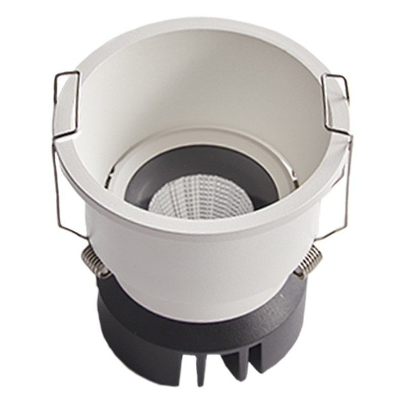 Embedded spotlight hill eye protection anti-glare full spectrum led downlight home living room cob Zhongshan smart light