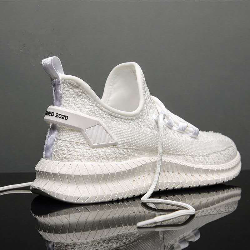 Picture of Cross-Border men's casual shoes men's fashionable all-matching sneaker men's shoes flying woven breathable mesh cloth shoes factory wholesale