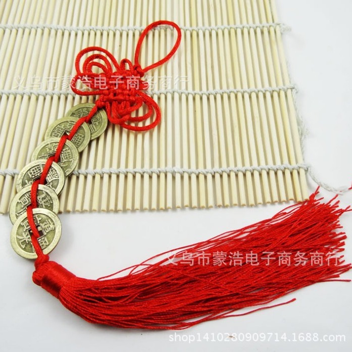 Picture of Factory in stock supply feng shui coins Chinese knot bronze coins spring festival wedding decorations wholesale