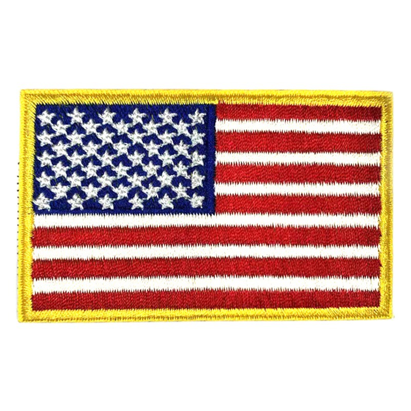 World Flag Embroidered Cloth Stickers Cross-border Supply Armbands Velcro Morale Stallion Embroidered Digital Printing Badge
