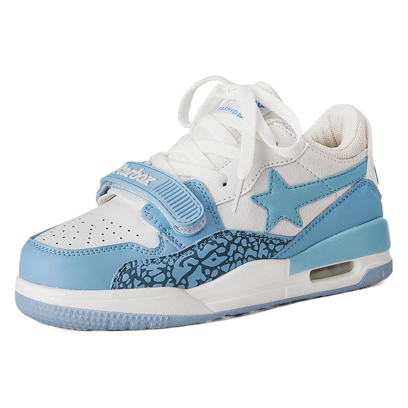 New Versatile Couple Air Cushion Shoes Star National Trend Super Hot Ins White Shoes Fashion Casual Running Sports Shoes