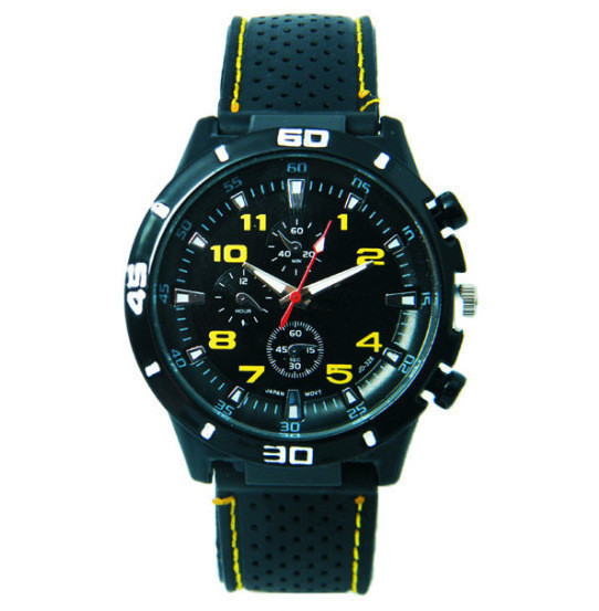 Picture of Car Wire Belt Fashion sports car Mechanical Watch Men's Series sports car Watch Student Men's Silicone Band Sports Watch