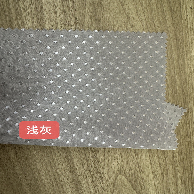 Picture of Polka Dot Jacquard Fabric Twisted White Soft Jacquard Fabric Lolita Princess Dress Fabric Colorful Chiffon Jacquard Fabric