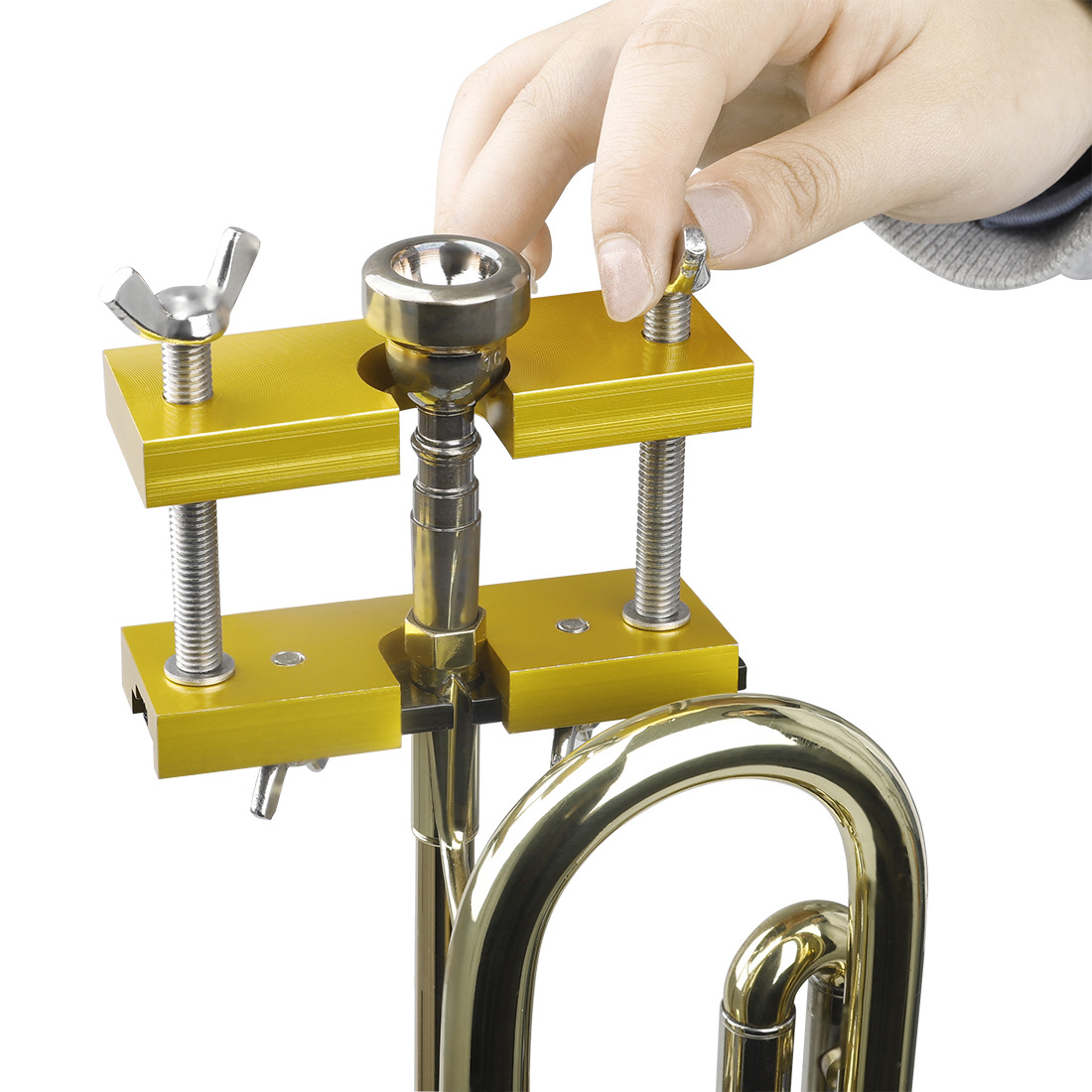Picture of Brass Musical Instrument Maintenance small size Number Mouth Puller Large Circular Holding Number Long Number Mouth Puller Number Mouth Puller Number Mouth Puller Tool