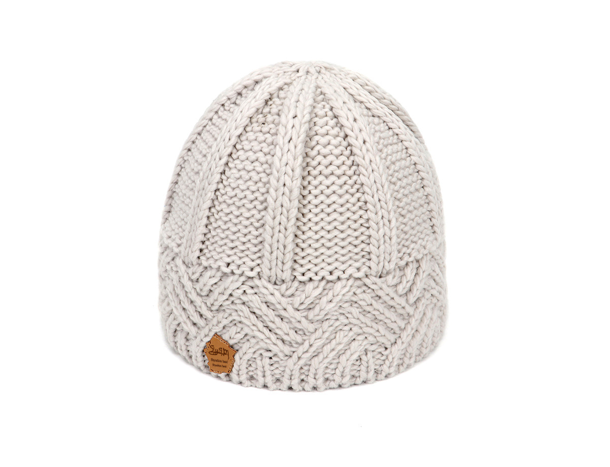 Picture of Cross-border New European and American Retro Style Diamond Plaid Thick Needle Wool Knitted Hat Men's and Women's Fashion Autumn and Winter Wool Hat