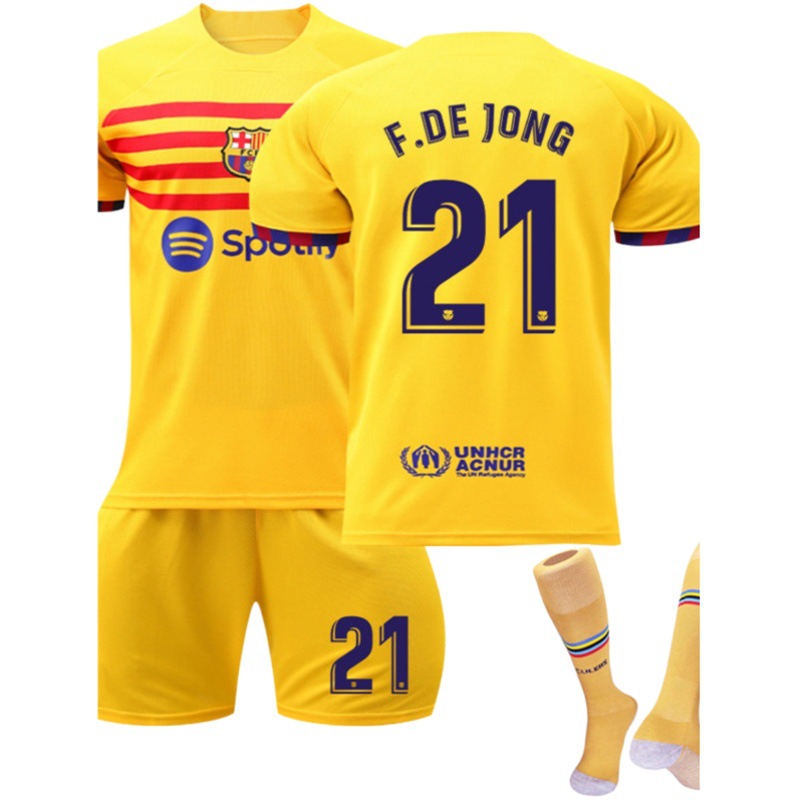 2425 Barcelona 2 guest 9 levan 6 garvey 10 Messi football uniform suit jersey quick dry 8