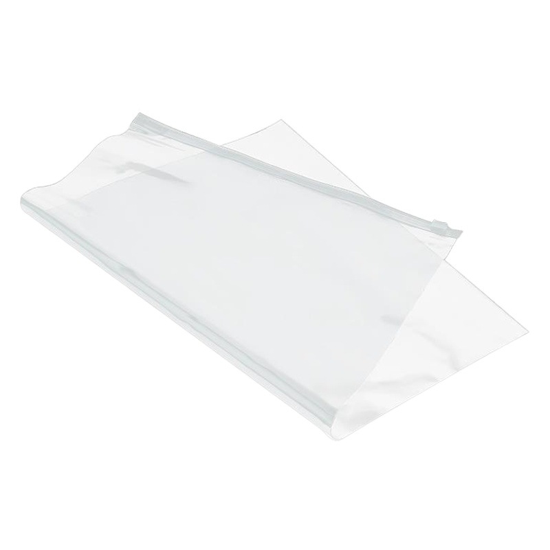PE transparent zipper bag clothing frosted packaging bag plastic self-sealing bag underwear clothes mask packaging bag