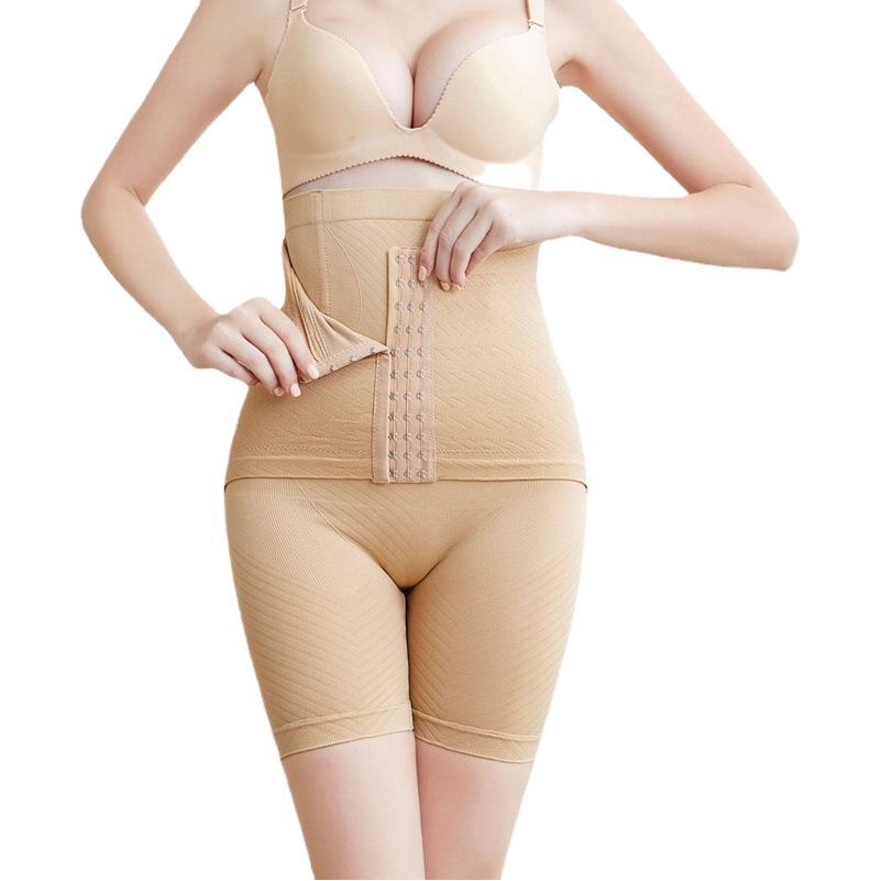 Reinforced Buttoned Tummy Control Underwear for Women, Anti-Exposure, Butt Lift, Waist Shaping, High Waist Tummy Control Pants, Safety Pants