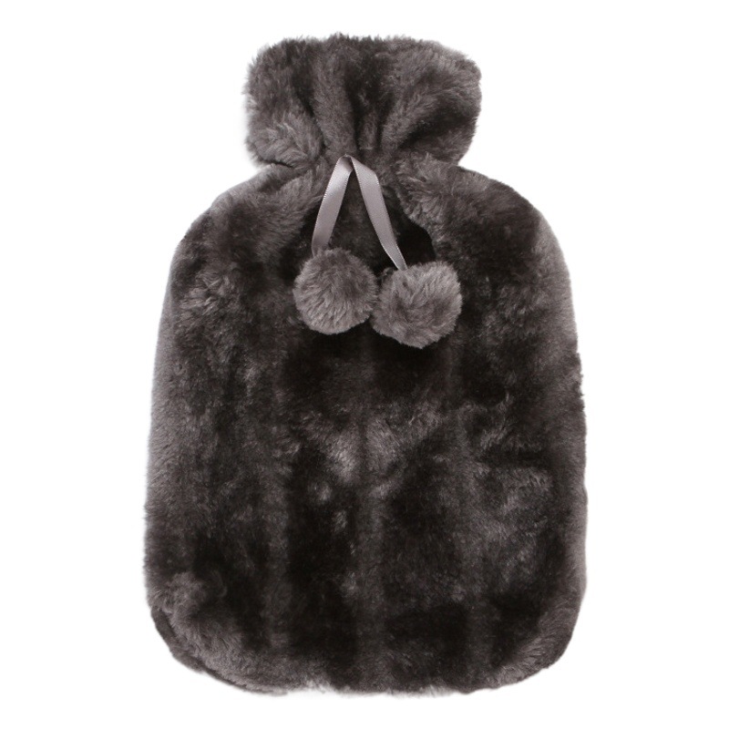 Picture of New Rubber Hot Water Bottle Pvc Hot Water Bottle Plush Cloth Cover Imitation Rabbit Fur Cloth Cover Hand Warmer Hot Water Bottle in Stock