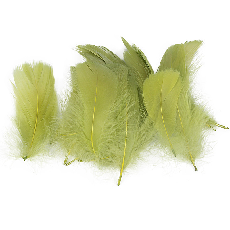Picture of Special offer about 100 colored small floating feathers goose feather diy jewelry festival scene decoration filler feathers