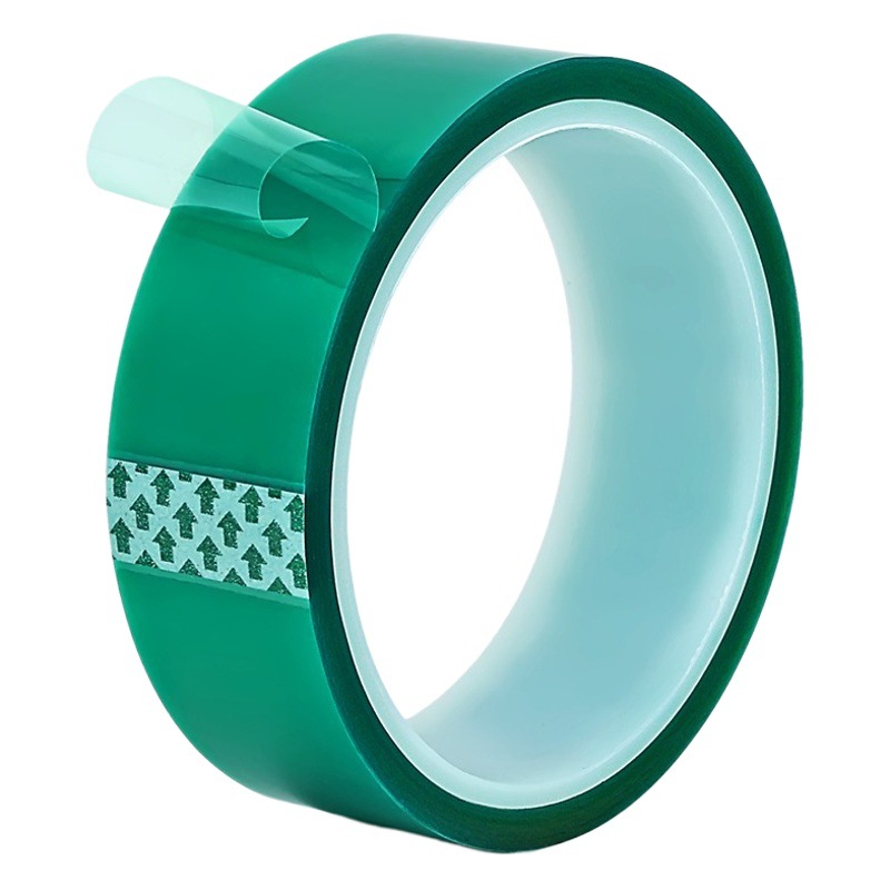 PET green high temperature resistant tape PCB aluminum laminated glass plating protective film masking acid and alkali resistant insulating tape