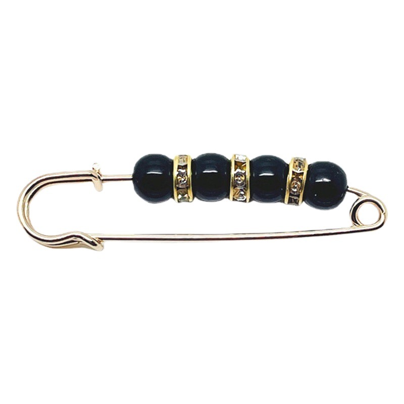Factory wholesale popular Korean fashion simple pearl brooch clothes wear fixed pin accessories