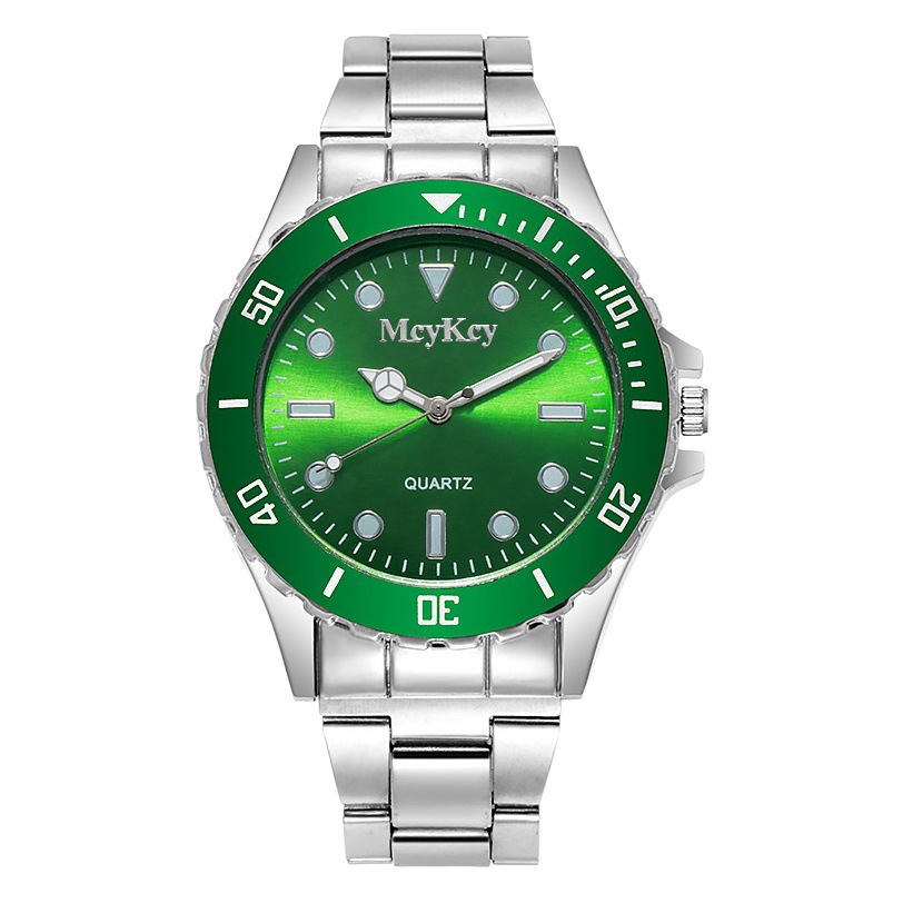 Steel Band Men's Watch Quartz Watch Water Ghost Business Fashion Alloy Men's Watch Manufacturer Ready Supply Watch