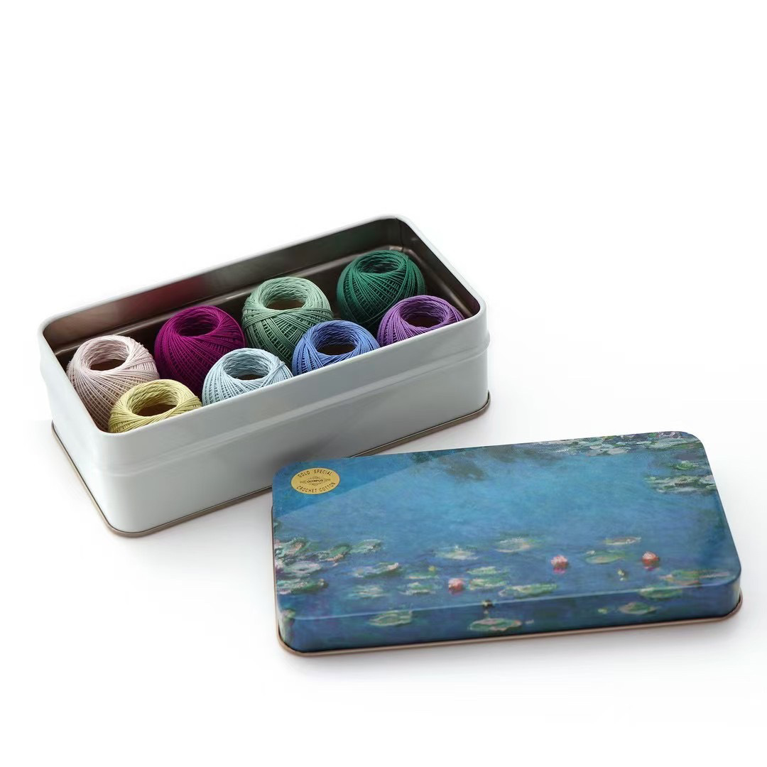 Japan Olympus imported shuttle braided thread 40 cotton handmade DIY material micro hook thread
