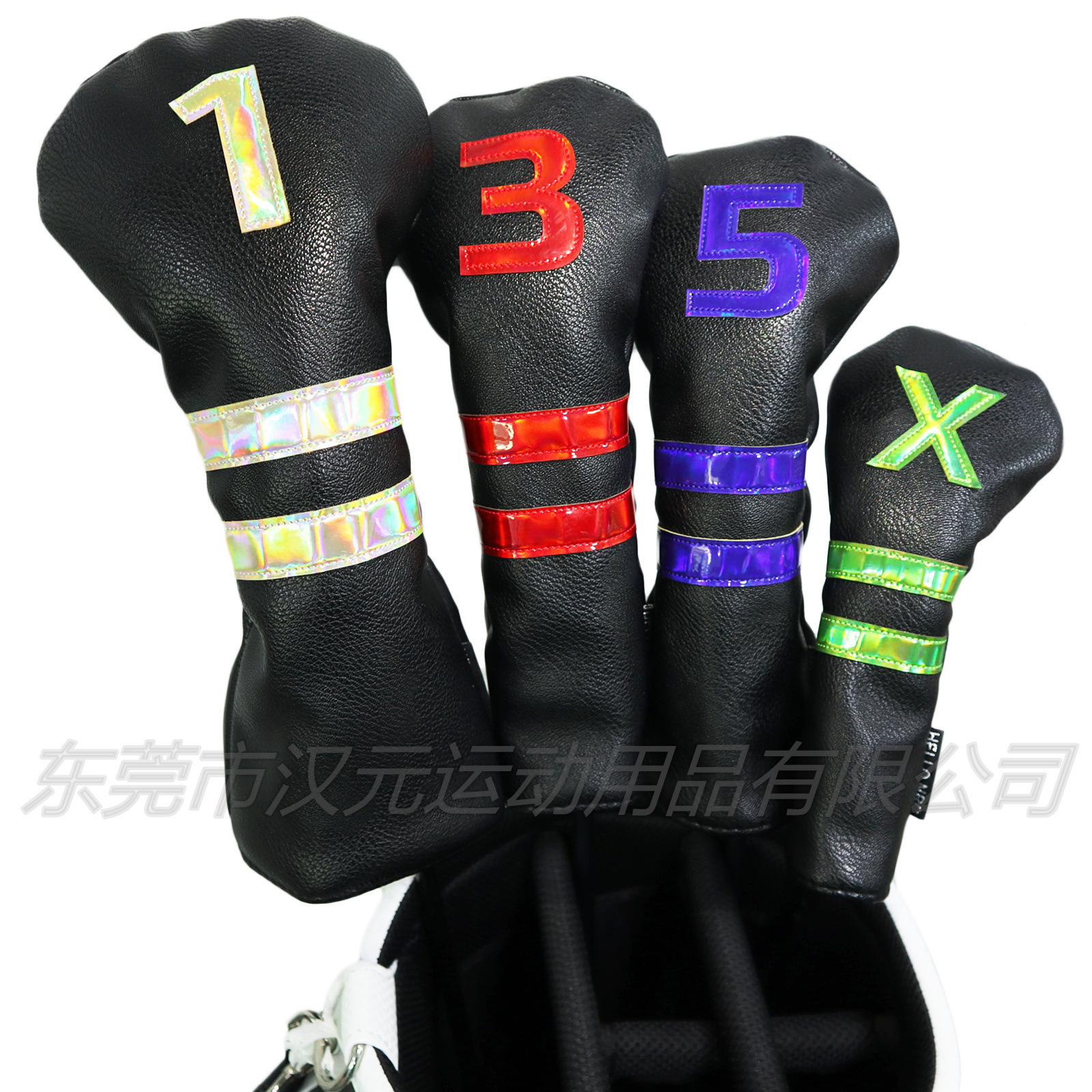 Picture of Manufacturers cross-border new golf club cover wooden pole protective cover cap cover No. 1 wooden fairway wooden chicken leg sports