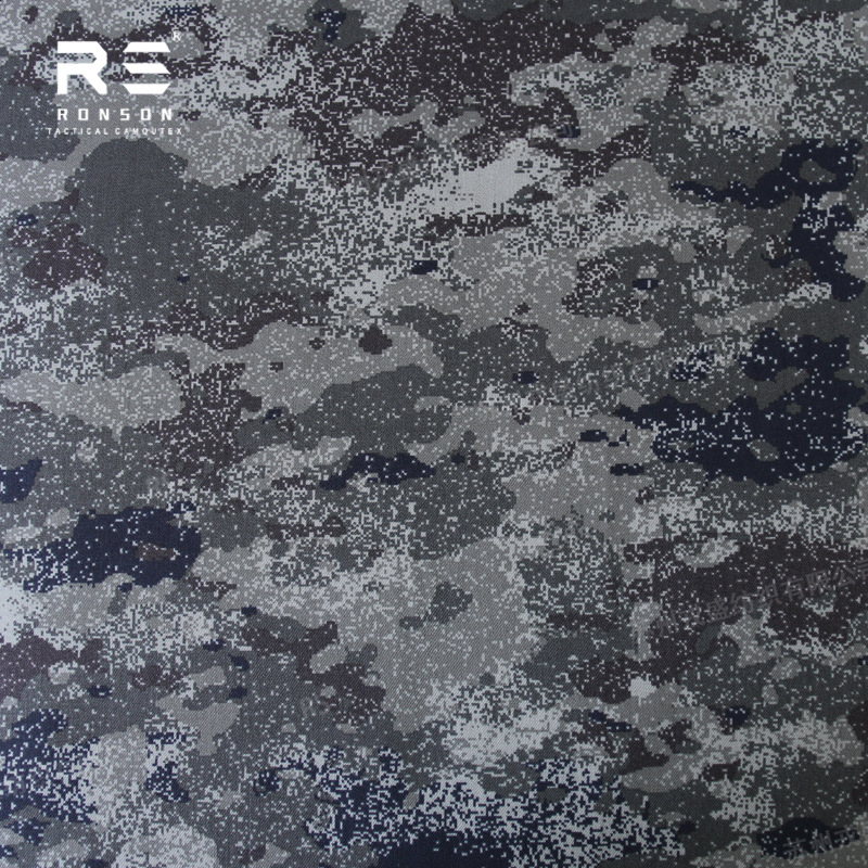 Picture of Rongsheng 16 Domestic Tiger Spot Summer Camouflage Polyester Cotton Containing Conductive Silk Anti-Infrared Cloth Garment Hats Fabric