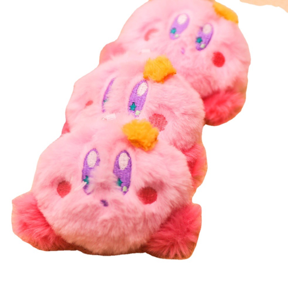 Kirby Cartoon Japanese Plush Doll Backpack Small Pendant Doll Keychain Cute Couple Bag Accessories