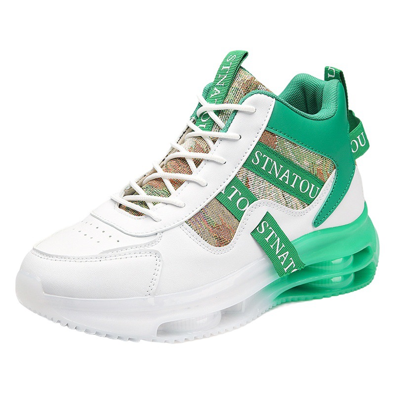 High-top sneaker men's shoes autumn and winter new men's student youth sports running casual soft bottom height increasing fashion shoes