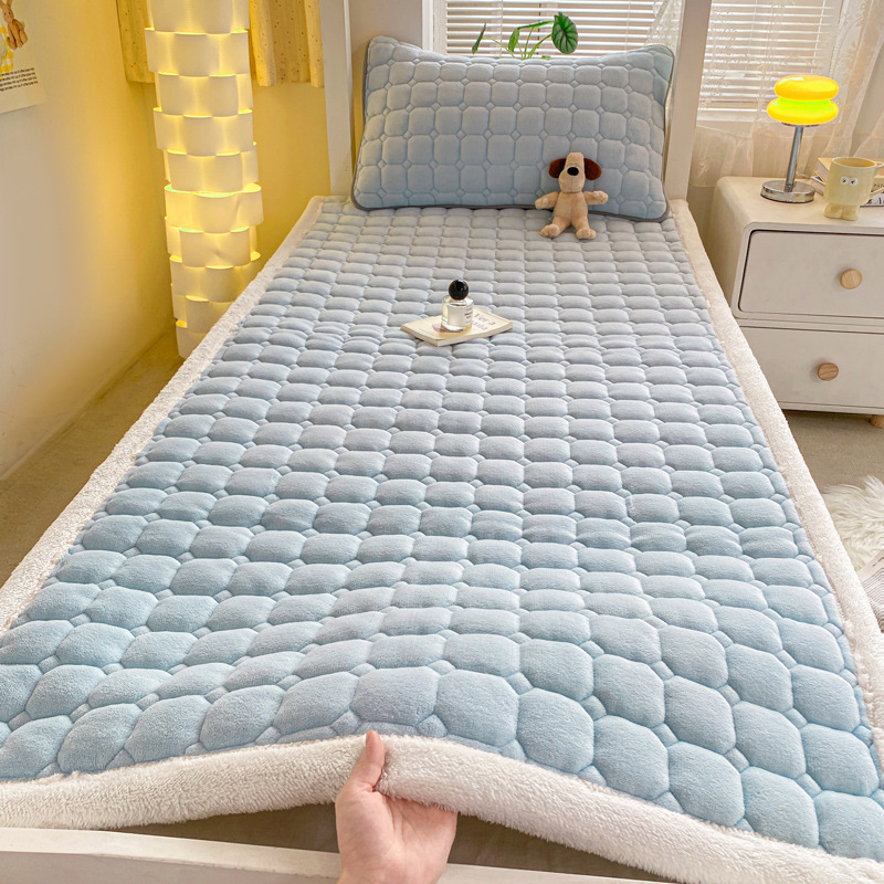 Picture of New thick milk velvet mattress student dormitory single mattress cotton bed mattress tatami warm cushion wholesale