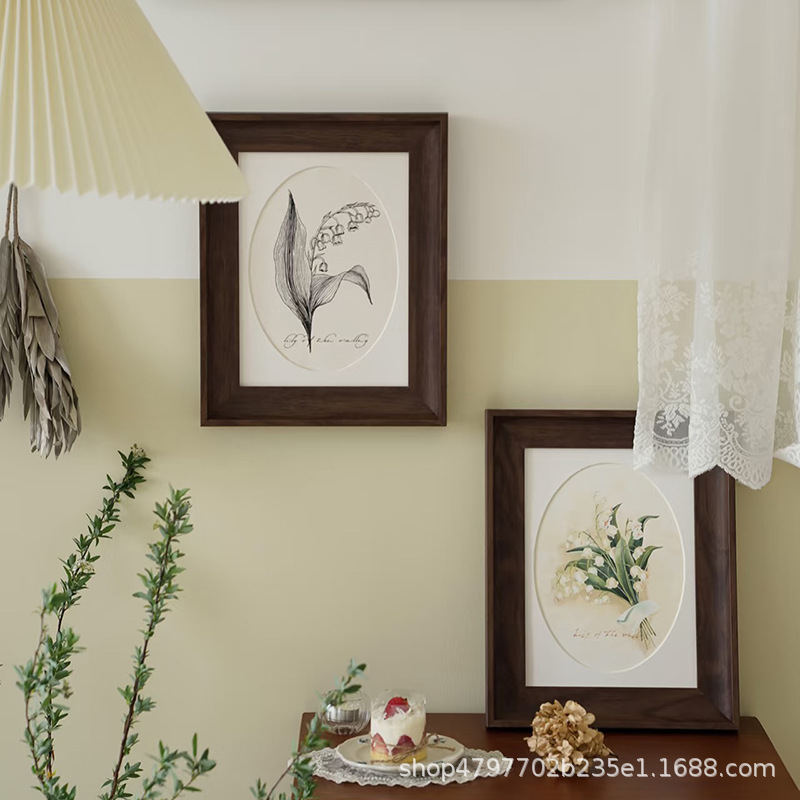 French photo frame table 6 inch 7 inch 8 inch empty frame photo album frame wall photo frame wholesale