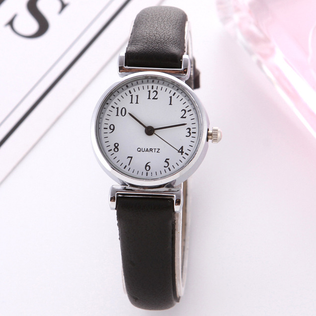 Popular Korean Style Simple Fashion Retro Women's Belt Watch Women's Small Harajuku Mori Student Watch