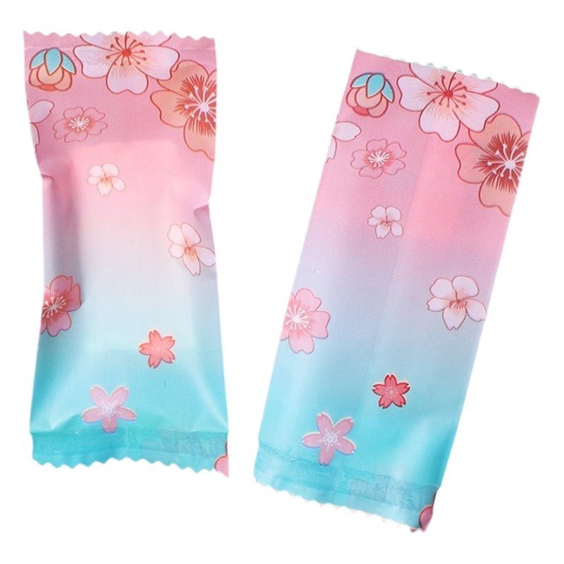 New Baking Nougat Packaging Bags Frosted Transparent Candy Machine Bags Candy Paper Nougat Packaging Paper