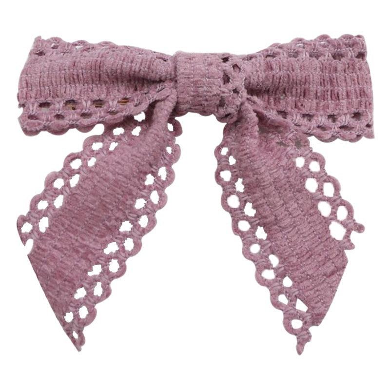 New Korean style children's hollow bow hairpin girl's all-match back head clip headdress ins Internet celebrity hairpin