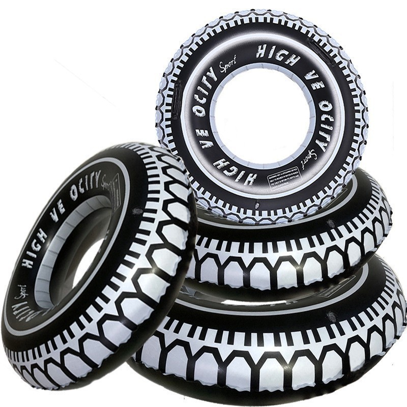 Picture of Factory wholesale 50-90# swimming ring thickened children inflatable swimming ring thickened double airbag swimming ring bubble swimming ring