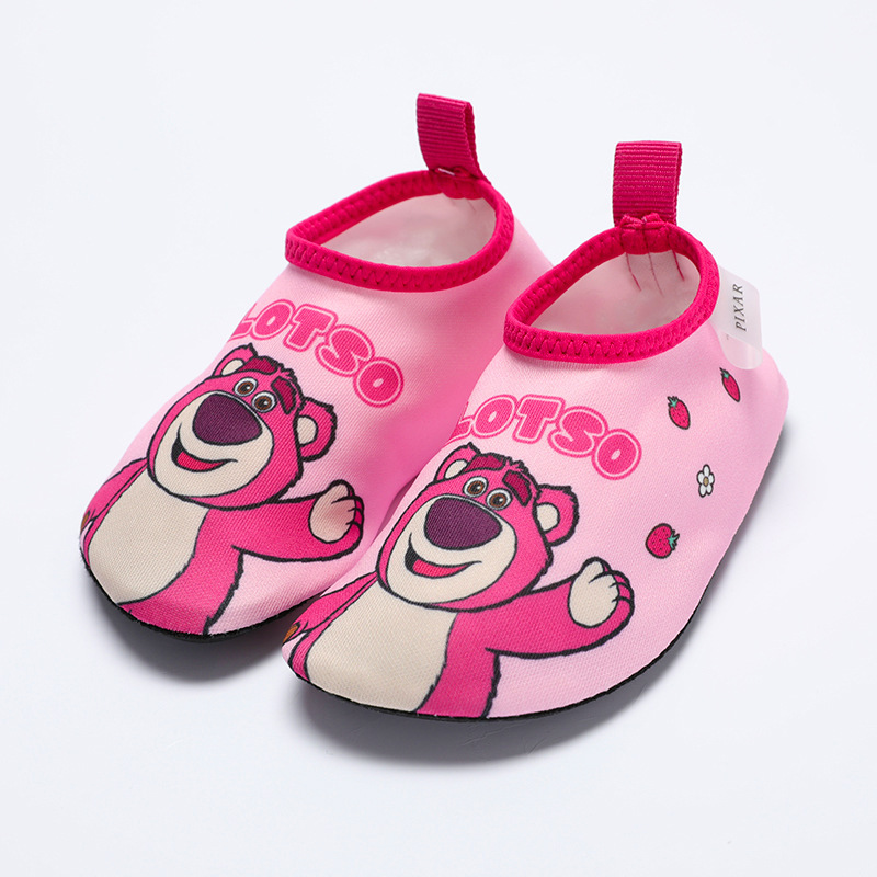 Picture of New Disney Children's Beach Shoes Non-slip Anti-cut Swimming Tracing Soft Shoes Baby Wading Diving Shoes 0-7 Years Old