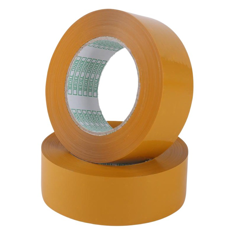 Beige Transparent Tape Wholesale Express Packaging Width 4.5cm Thick 2.5cm Whole Box Sealing Large Roll Sealing Tape