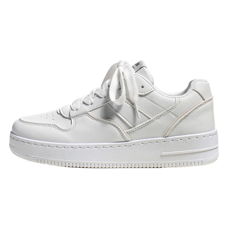 Men's Shoes Spring New Men's Niche Original Shoes Breathable Leather Panel Shoes Men's Sports Casual White Trendy Shoes