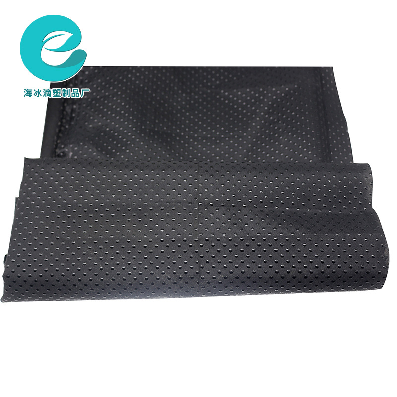 Manufacturer's Supply Wholesale Black Silicone Dot Anti-Slip Cloth Car Seat Cushion Sofa Tourmaline Cloth Non-Slip Plastic Cloth