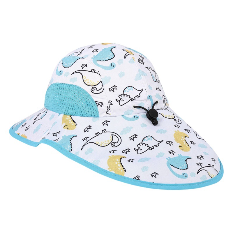 Summer Kidsren's Hat Outdoor Sun Protection Hat for Boys and Girls Baby Thin Sun Hat Shawl Large Brim Fisherman Hat
