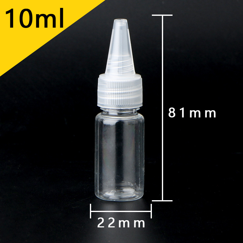 Picture of Wholesale 50 200 500ml ml squeeze bottle color bottle emulsion pigment bottled transparent plastic pointed nose bottle
