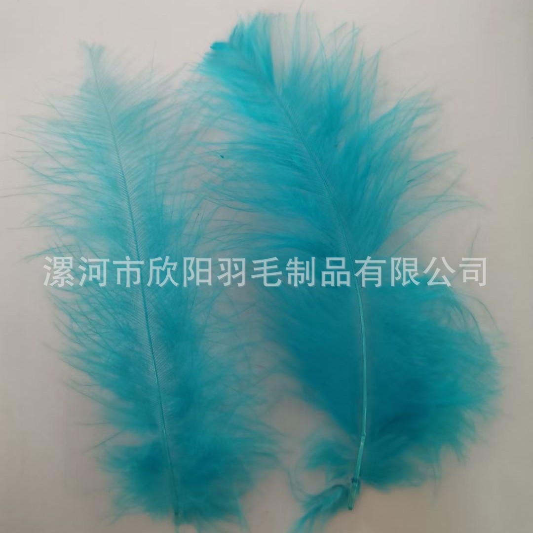 Picture of turkey feather DIY dream catcher decorative pointed tail feather flower tree wreath wave ball raw material funny cat stick chicken feather