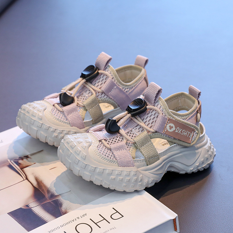 2025 New Summer Children's Sports Sandals Fashion Trend Durian Sole Closed-Toe Sandals for Boys and Girls
