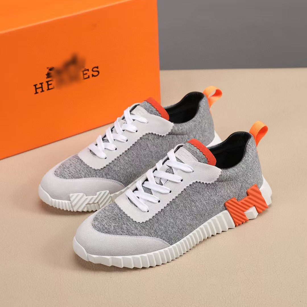 European Station 2025 Summer New H Home Brand Casual Shoes Men's Thick-Soled Mesh Breathable Sports Shoes for Men and Women